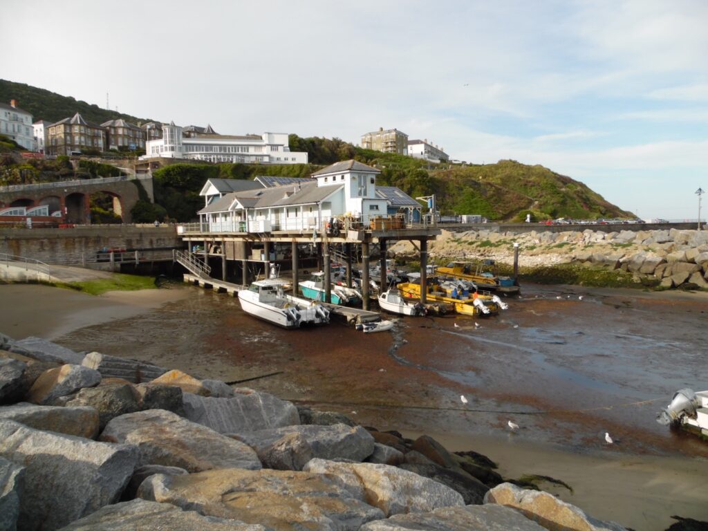 Ventnor seafront and harbour on the Isle of Wight